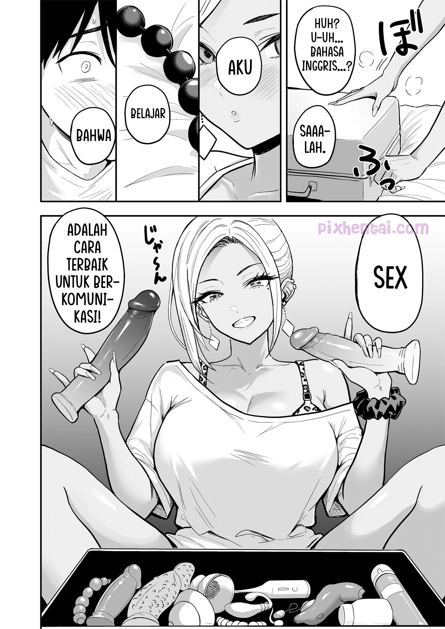 Komik hentai xxx manga sex bokep Having Tons of Bareback Sex with Gyarus part 3 page 29